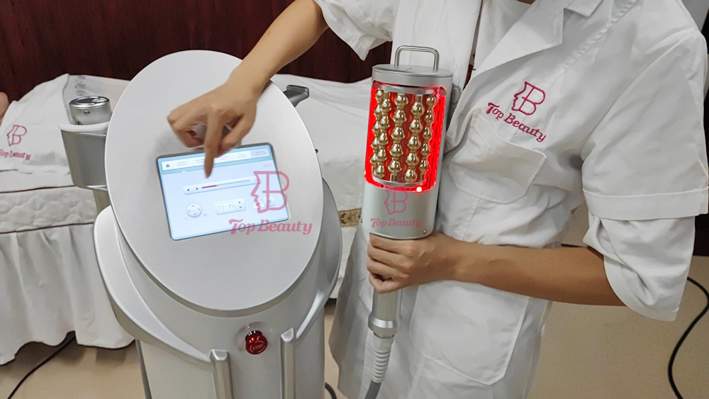 Professional Vacuum Inner Ball Roller Machine Slimming Eliminates Pain Massager