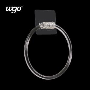 Wholesale PC Material Bathroom Towel Ring Holder Adhesive ISO9001 160mm Diameter from china suppliers