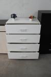 Multi Layers Wooden Shoe Organizer Furniture , House Decor White Melamine