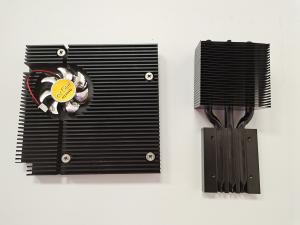 Wholesale Stamped Extruded Aluminum Heatsink Fan Fitting Parts SGS Certification from china suppliers