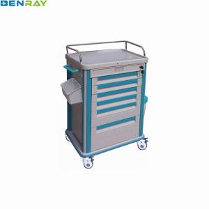 Wholesale 630 X 470 X 920mm ABS Medicine Trolley Emergency Medicine Crash Cart from china suppliers