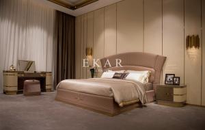 Wholesale Bedroom Furniture Full Size Headboard King Size Bed W002B10 from china suppliers