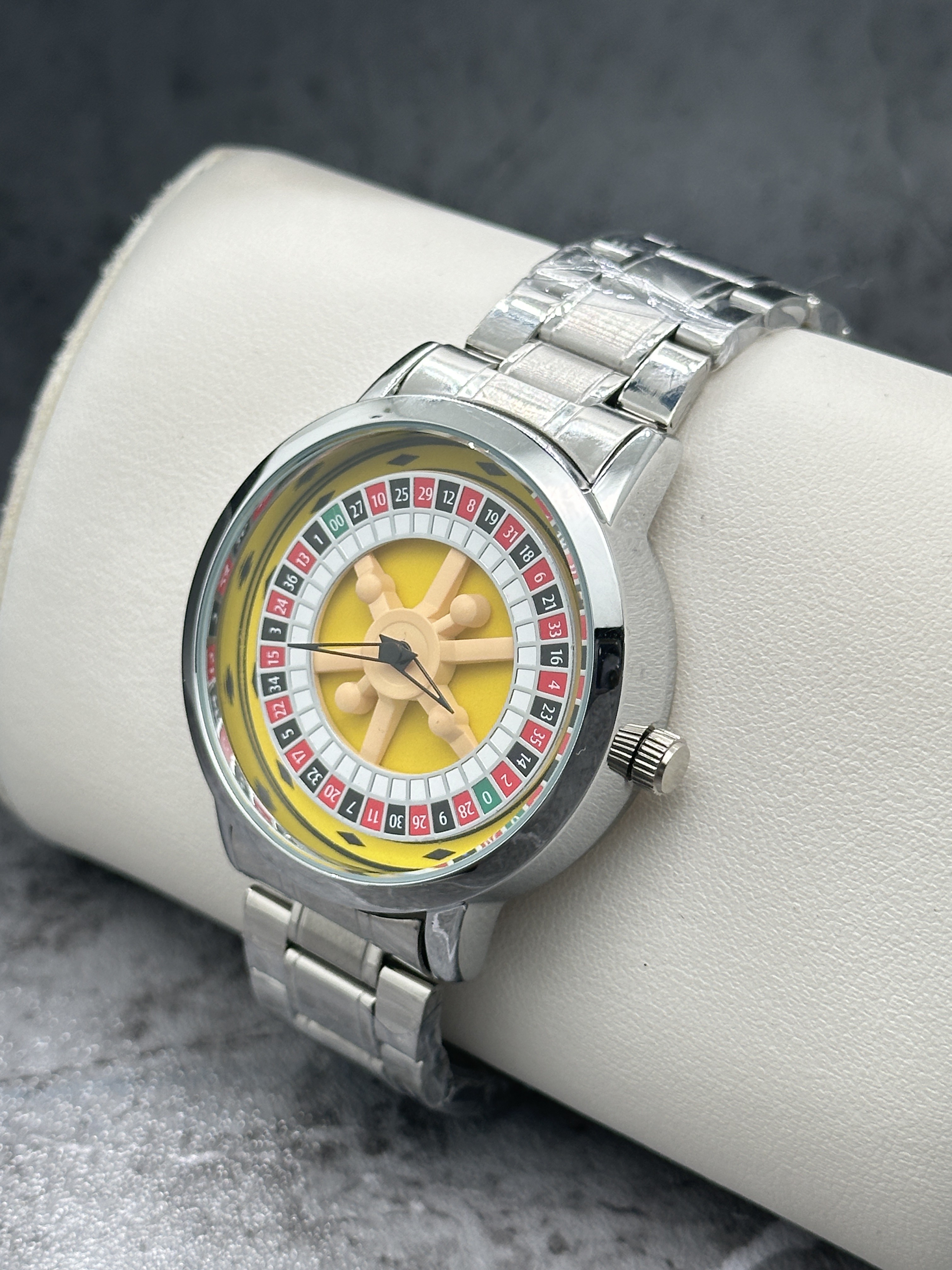 Colorful Rotating Fashion Stainless Steel Watch