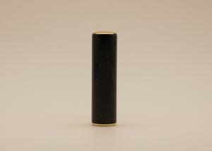 Wholesale Pearl powder Empty Lipstick Tubes 4.5g Black Starry Sky Look Brilliant Round Shape from china suppliers