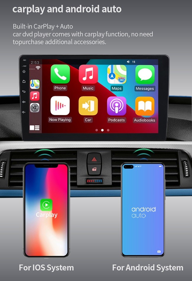 9 inch 2din Android Car Radio Auto Carplay Screen Car DVD Player For apple carplay Stereo Android Car Radio Auto