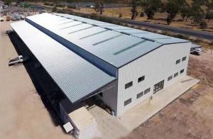 Wholesale Aluminum Alloy / Plastic Steel Window Steel Structure Workshop Plant With Optional Insulation from china suppliers