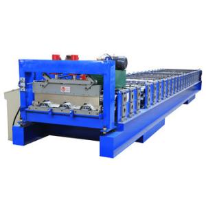 Wholesale Steel Structure Floor Deck Roll Forming Machine for Building Material 22 Stations from china suppliers