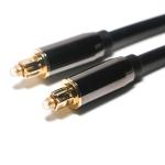Professional Toslink plastic optical cable Black nylon braid Fiber Optical