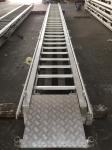 Stainless steel boat ladder LR Approval Marine Aluminum Alloy Fixed