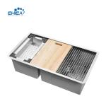28x19x10 Stainless Steel Kitchen Sink Handmade Kitchen Sink Topmount Kitchen