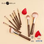 Travel Makeup Brush Set Used With BLUSHER, CONCEALER, Eyebrow Pencil, Eyeliner