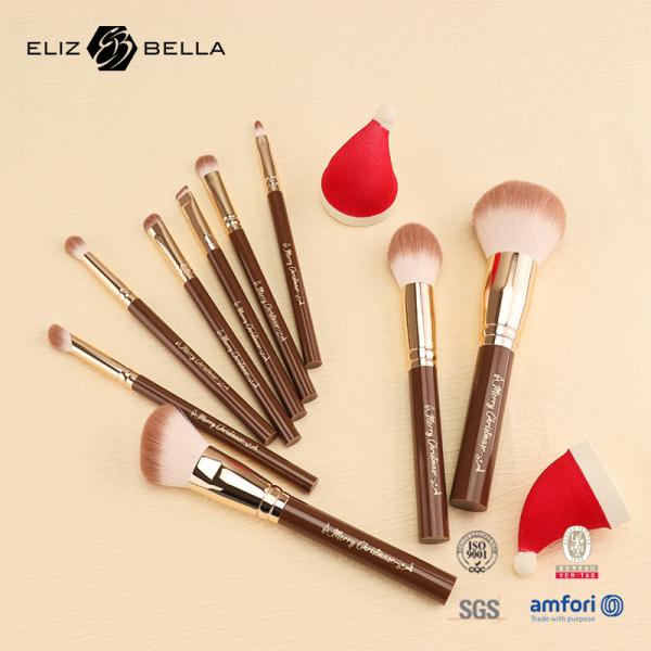 Travel Makeup Brush Set Used With BLUSHER, CONCEALER, Eyebrow Pencil, Eyeliner