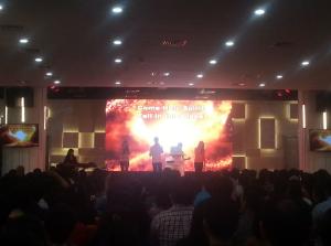 Wholesale CE RoHS P5.95 Led Stage Backdrop Display , Large Led Screens For Concerts from china suppliers