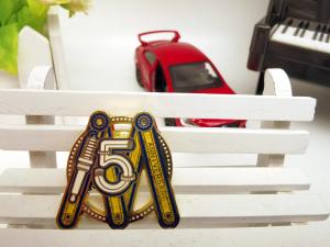 Wholesale Personalised Letter Shaped Metal Brooch Pin For Decorations / Gifts from china suppliers