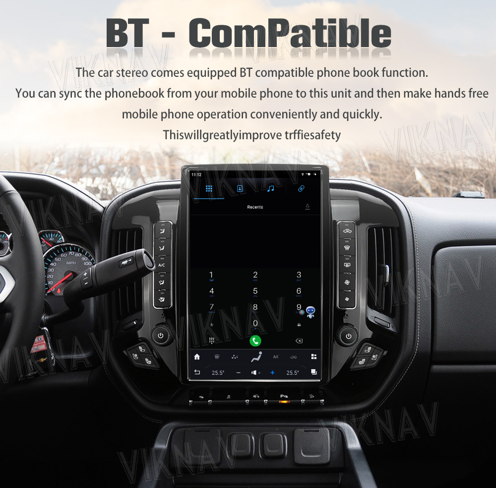 Viknav Car Radio Car Radio For Chevroler Silverado / GMC SIERRA (2013-2020)14.4 inch Android Upgrade Auto audio Wireless