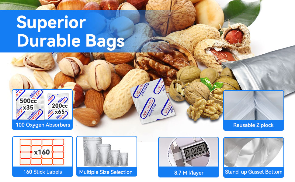 FDA Custom Mylar Bag Aluminum Foil Sachet