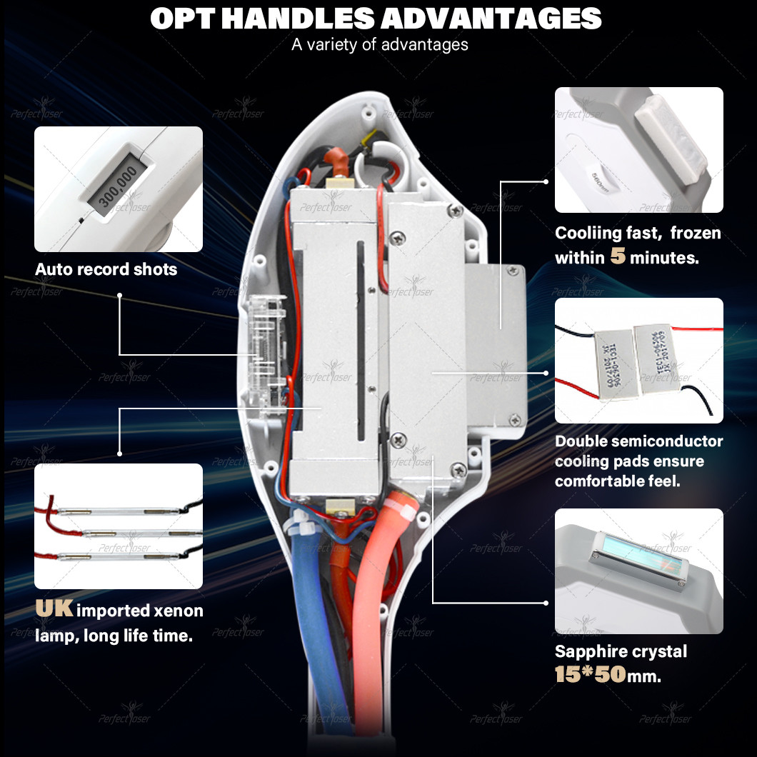 5 In 1 3000w Multifunctional Opt Ipl Elight Hair Removal Facial Machine