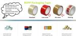 bopp Custom Carton Packing Tape, Abrasive yellow and black anti slip tape