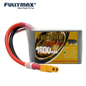 Wholesale Fullymax 4s 1600mah 30c 14.8v 100c Airplane Rc Lithium Polymer Quadcopter Battery from china suppliers
