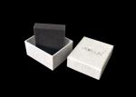 Small Lid And Base Boxes Silver Glitter Jewelry Gift Packaging For Earring