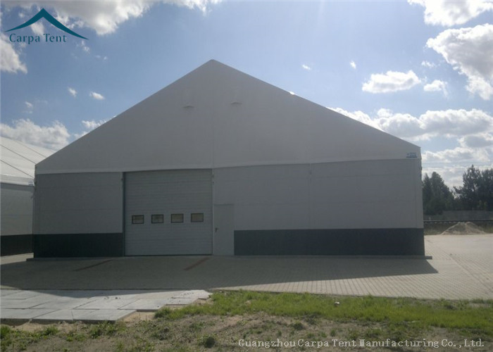 Easy Set Up Aluminium Builders Warehouse Tents Water Proof PVC Roof