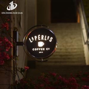 Wholesale Customized Outdoor Shop Led Signage Stainless Steel Led Light Box Signs from china suppliers