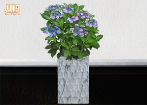 Wholesale Clay Floor Vases Homewares Decorative Items Fiberclay Flower Pots Clay Plant Pots Marbling from china suppliers