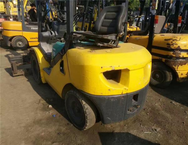 Used Automatic 3 Stages Komatsu Japan Forklift FD30-17/FD3016/FD30 3 ton