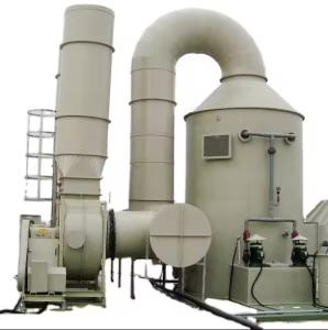 China Customized FRP Industrial Waste Gas Frp Absorption Tower Smooth Surface Treatment on sale