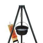 52x2cm Cooking Area Tripod Swivel Grill Outdoor Camping BBQ with Flame Safety