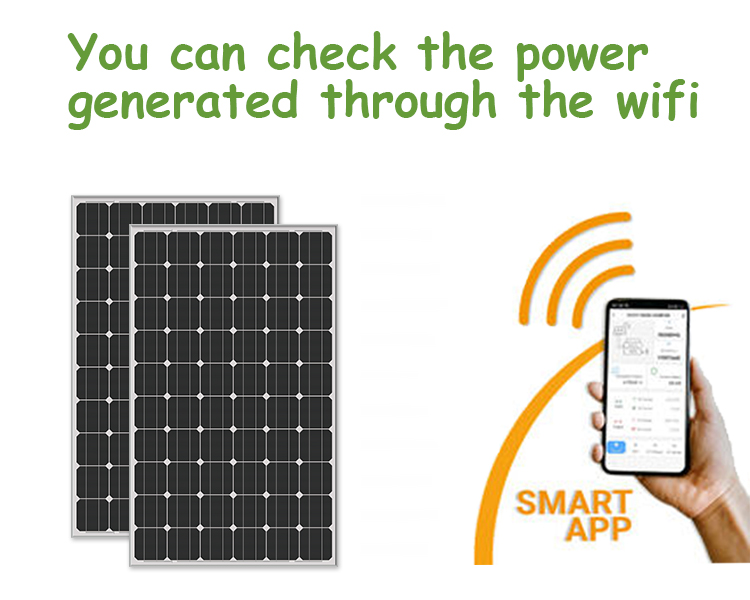 400wp 600wp 800wp Plug and Play Balcony Solar System 230v Output for Easy Roof Mounting