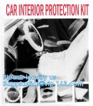 Universal Disposable Transparent Car Seats Cover Car Steering Wheel Covers