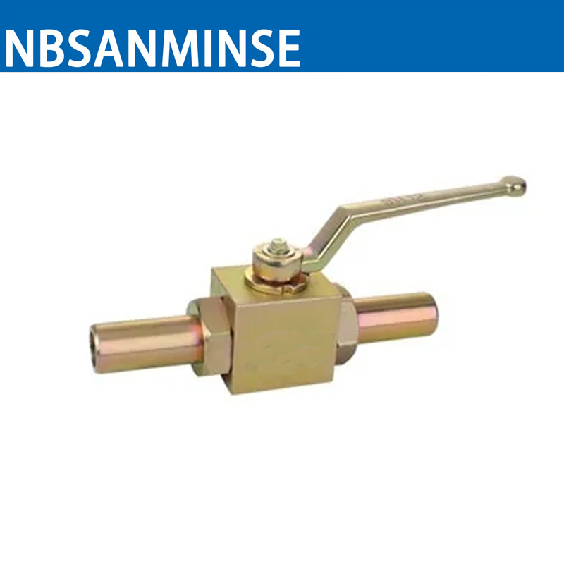 Hydraulic High Pressure 2 Way Ball Valve With Welding Connection