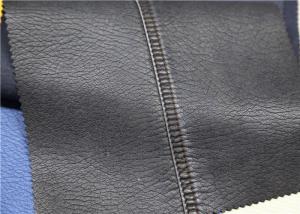 Wholesale Dark Grey Garment PU Washed Leather Retro Style Abrasion - Resistant from china suppliers
