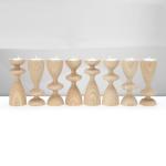 Decoration Ash Wood Candle stick/ Natural Wood Candle Holder