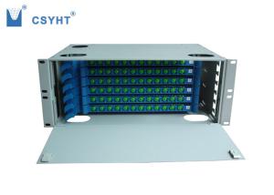Wholesale Industrial Fiber Optic Patch Panel , Fiber Optic Distribution Unit Low Optical Loss from china suppliers