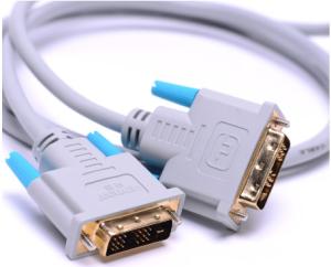 Wholesale Twisted Pair Male To Male DVI Cable Environment Friendly With Double Ferrite from china suppliers