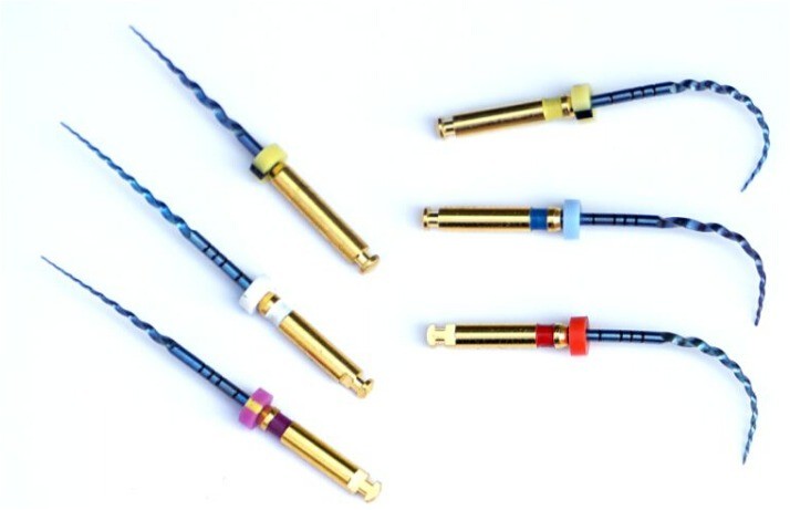 Heat Activation Protaper Niti Rotary Files For Engine Use Sx-F3 Size Blue Color
