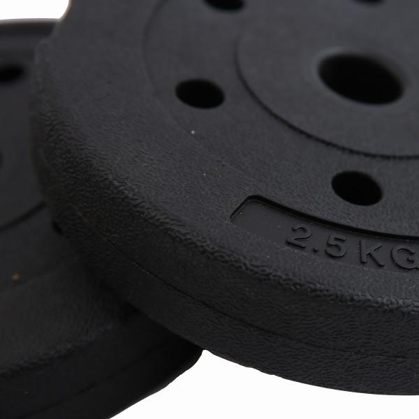Plastic Coated 10kg Weight Plates , Dia33.8cm Barbell Weight Plates