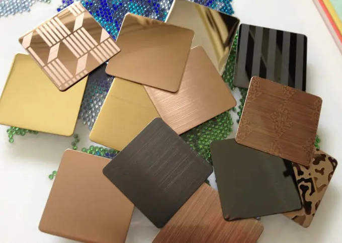 Construction Material Anti-fingerprint Stainless Steel Sheet For Decoration Of Shopping Mall Wall And Door Panels