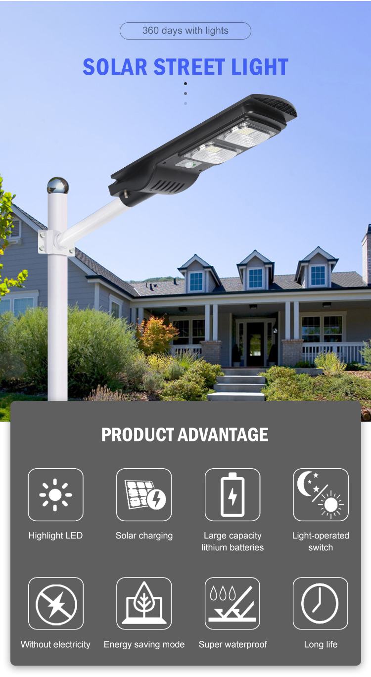 IP65 30 Watt 60 Watt Outdoor LED Street Lights Remote Control
