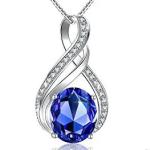 925 Sterling Silver Ring Pendant Earring Halo Oval Shape Tanzanite Jewelry Sets