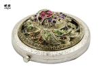 Multi - Fuction Retro Small Compact Mirror Antique Color 105g Weight