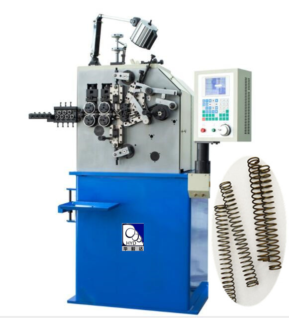 High Speed CNC Compression Spring Machine , Automatic Spring Winder Machine