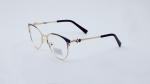Metal non-prescription glass frame wit spring hinges splicing colors fashion