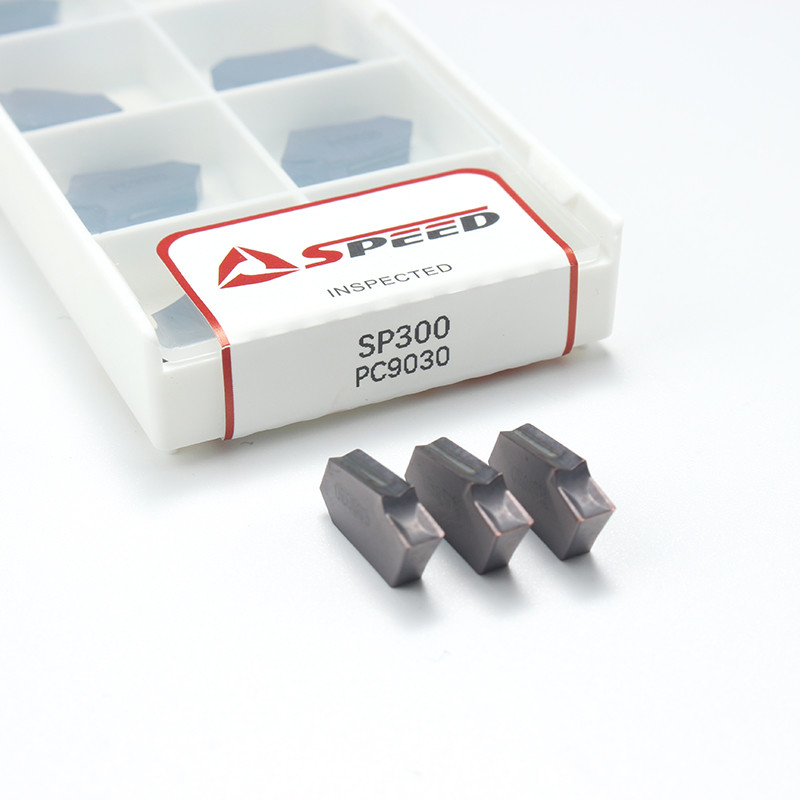 Tungsten Carbide Grooving Inserts SP200 SP300 SP400 SP500 for Precision Grooving