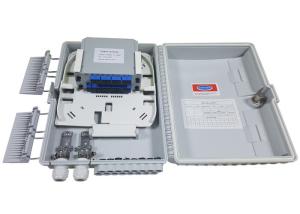 Wholesale Outdoor Waterproof FTTH Distribution Box For 1x16 LGX Fiber Optic PLC Splitter from china suppliers