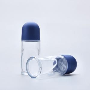 Wholesale 35.2mm 50ml Essential Oil Glass Roller Ball Bottles Empty Transparent from china suppliers