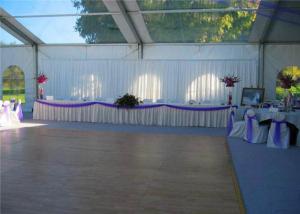 Wholesale Retardant Waterproof White Cover Aluminum Luxury Wedding Event Tents With White Roof from china suppliers