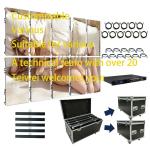 Transparent Digital Frameless LED Screen Customized Flexible Outdoor LED Display